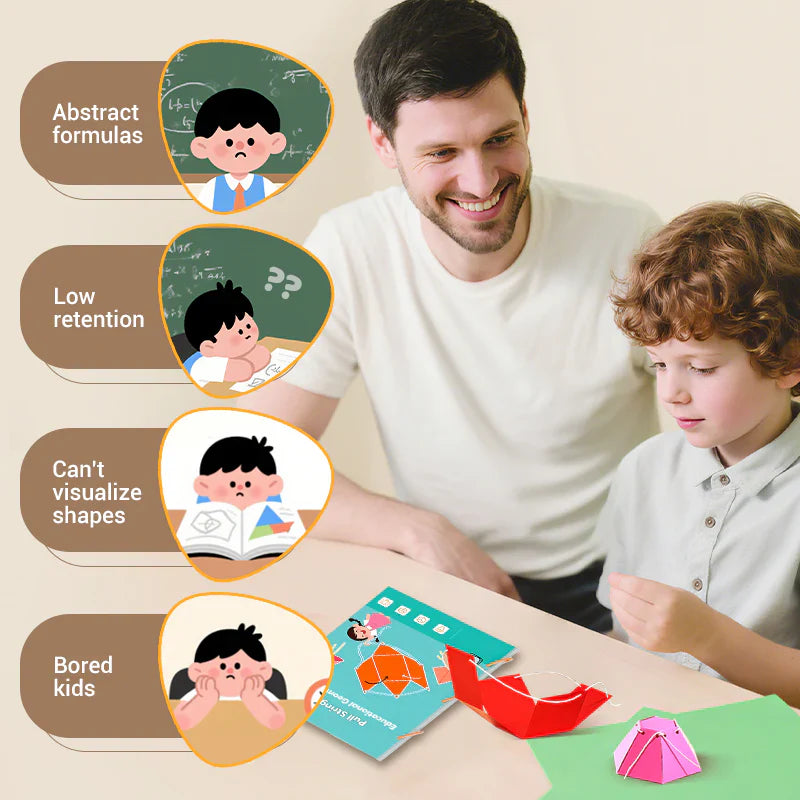 👶✨Pull String 3D Geometry Learning Book