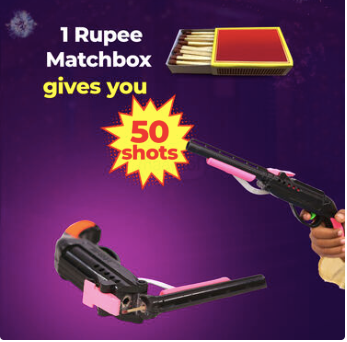 Fun Matchstick-Style Patakha Toy