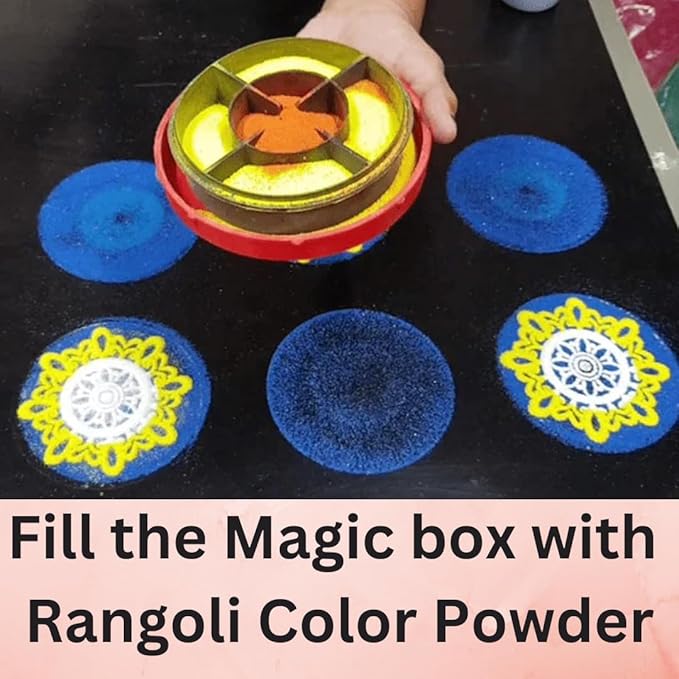 Magic Rangoli Kit – Create Stunning, Mess-Free Rangolis Instantly 🎨✨ (Diwali Offer -Limited Stock 🔥🔥)