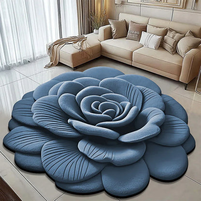🌺Limited Time Half Price - Floral Plush and Diatomaceous Earth Floor Mat