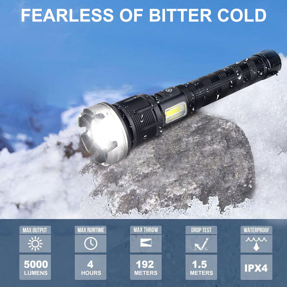 😍🔥LED Rechargeable Tactical Laser Flashlight😍🔥