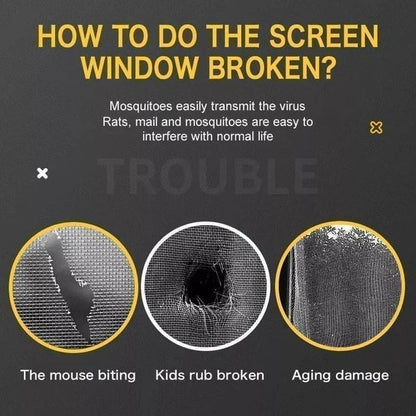 Window Mesh Repair Roll – Quick Fix for Broken Screens
