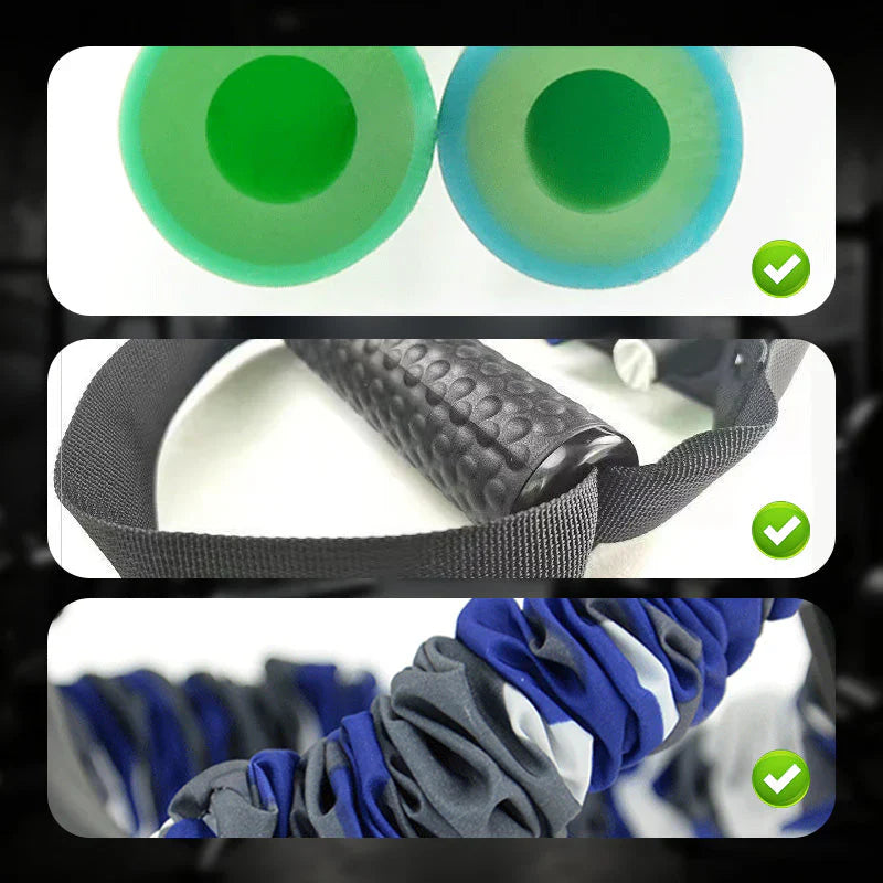 Natural Latex 3-Hole Resistance Stretcher