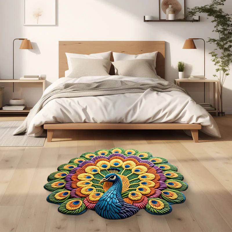 ⏳Time-Limited Special⏰Quick-Dry Non-Slip Peacock Mat